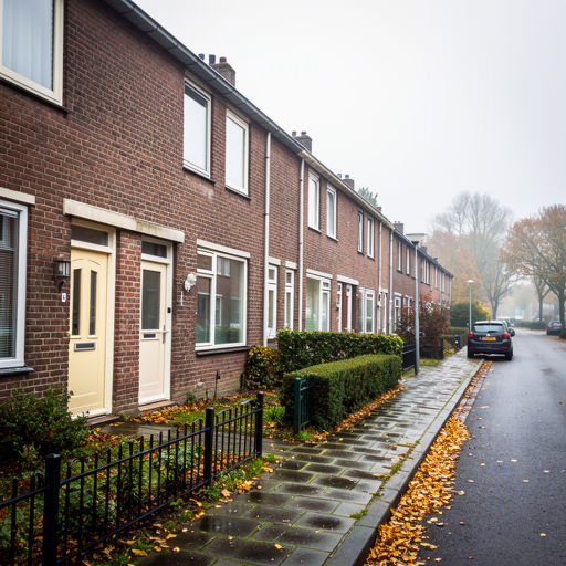 Witte kunststof voordeur met paneelwerk en SKG-slot