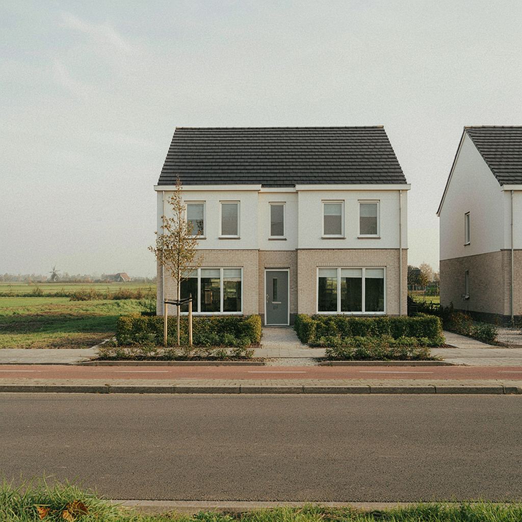 Karakteristiek pand in de binnenstad van Gorinchem voorzien van frisse witte kunststof kozijnen met klassieke roedeverdeling