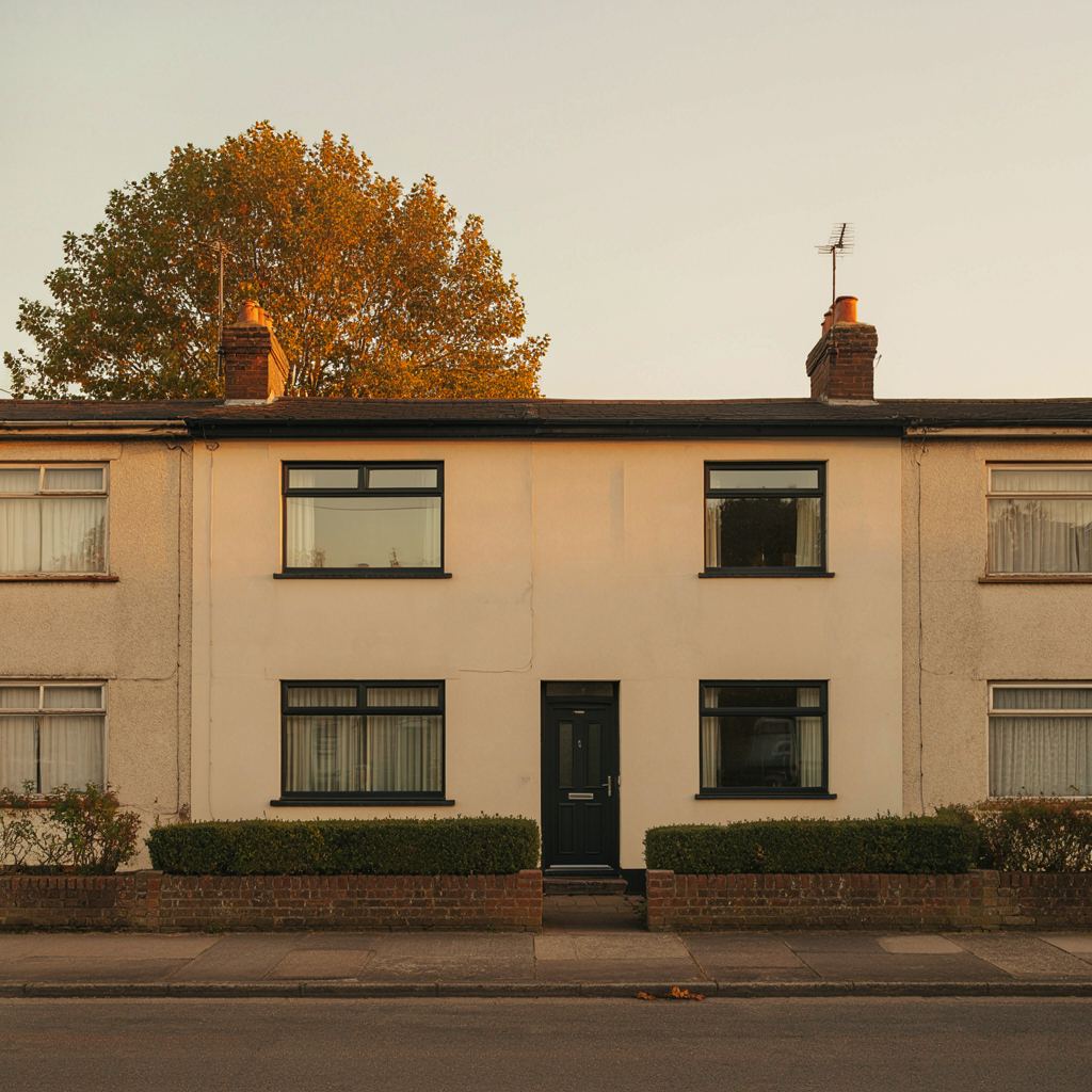 Een gerenoveerd huis in Numansdorp voorzien van stijlvolle donkere kunststof kozijnen