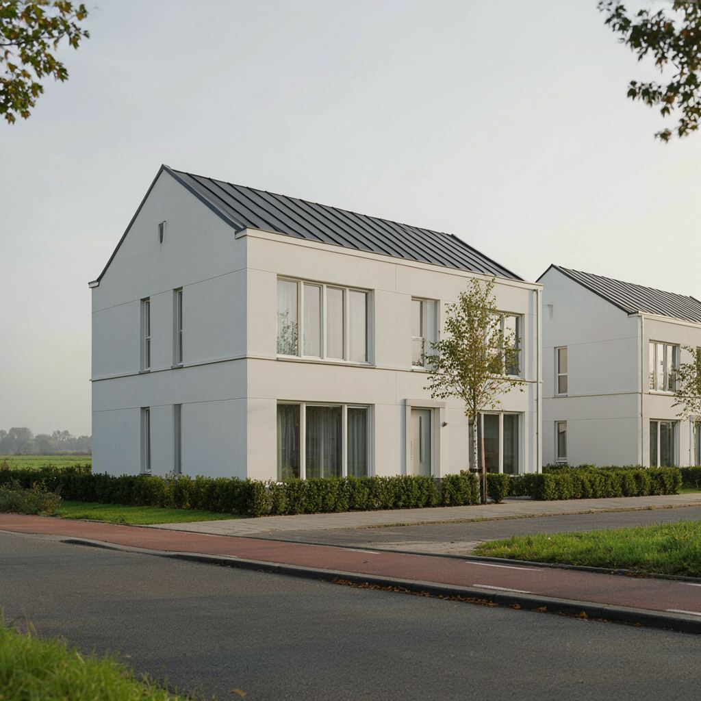 Moderne woning in Zwijndrecht met kunststof kozijnen en voor- en achtertuin